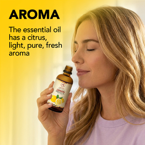 Aromatika Aceite Esencial de Cáscara de Limón 100% Puro Prensado en Frío 100ml Fragancia Cítrica Fresca Aromaterapia Natural para Piel Grasa - Product Image 3