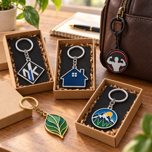 Llaveros de Metal Esmaltado Personalizados con Logotipo, OEM ODM, Regalo Promocional Corporativo - Product Image 2