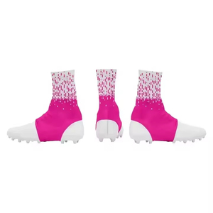 Housses de taquet Spats Vêtements de football américain Couverture de taquet sublimée Sublimation pure Cache de taquet de sport personnalisé Cache de taquet de football noir - Product Image 2