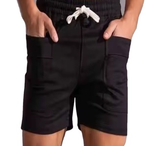 Short en coton polyester streetwear d'été pour hommes Short basique en maille respirant style fitness dentelle pour femmes - Product Image 1