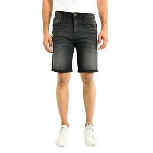 Meilleure qualité hommes été décontracté coton Denim pantalon droit respirant couleur unie Streetwear Cargo Shorts Direct mignon - Product Image 1