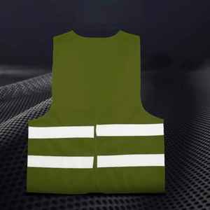 Chaleco DE SEGURIDAD negro de alta calidad personalizado para hombres, ropa de seguridad reflectante fuerte para seguridad vial y uso táctico, ropa exterior - Product Image 5