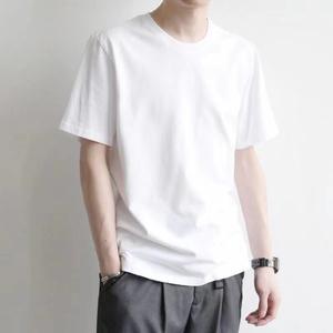 เสื้อยืดลำลองสะพายไหล่สำหรับผู้ชายผ้าคอตตอนโอเวอร์ไซซ์สำหรับ100% เสื้อยืดพิมพ์โลโก้ออกแบบได้เอง - Product Image 2