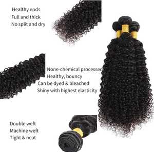 Extensions de cheveux 100% vierges Remy, double trame, soyeuses, lisses et ondulées, haute densité, double tirage, durables, unisexe, en stock important - Product Image 5