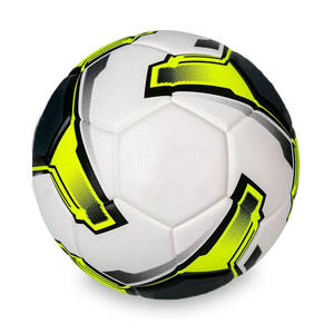Ballon d'entraînement de football de meilleure qualité avec logo personnalisé fait à la main en cuir véritable nouveau style de football avec technique thermoscellée en vente - Product Image 2