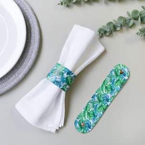 Produit tendance Rond de serviette en cuir Qualité supérieure fait à la main Forme ronde Vente en gros Rond de serviette de luxe - Product Image 5