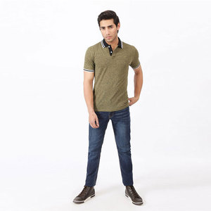 Ustom-Polo de punto de alta calidad para hombre, camisa de poliéster y LICRA con logotipo personalizado, uniforme de golf 100 algodón - Product Image 5