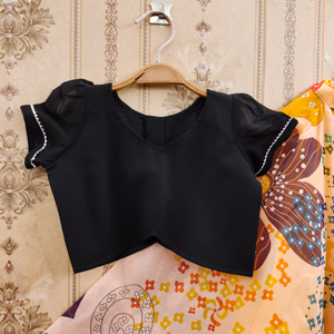 Conjunto de Lehenga Choli para Niñas de Shoryam Fashion, Blusa Estampada con Dupatta, Listo para Usar |   Traje para Diwali, Bodas, Fiestas, Mehndi y Holi - Product Image 3