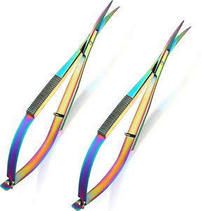 Stainless Steel Spring Cuticle Scissors Curved Silver Color for Beauty and Manicure Work High Quality <b>Nail</b> <b>Tools</b> <b>nail</b> files - Product Image 1