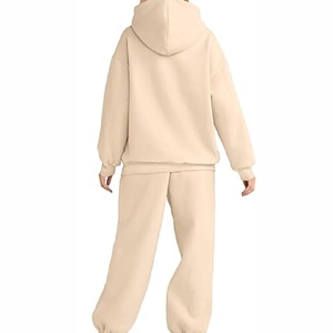 Survêtement Taille et Couleur Personnalisées Solide Survêtements Légers pour Femme avec Logo Personnalisé - Product Image 2