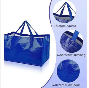 Bolso de compras tejido de PP laminado 2025 respetuoso con el medio ambiente personalizado con asas de cincha de supermercado MOQ bajo de Vietnam - Product Image 5