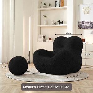 Decoración del Hogar, Nuevo Producto 2026, Sofá Comprimido al Vacío con Chaise Longue Redonda, Ideal para Logística de Comercio Electrónico, MOQ Bajo - Product Image 2