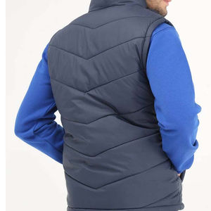 Chaleco acolchado ligero de estilo callejero para hombre, capucha de burbuja, ropa de trabajo de tela transpirable, chaquetas sin mangas para exteriores, bolsillo de invierno - Product Image 5