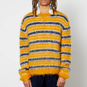 Pulls pour hommes en coton 100% anti-rides, anti-bouloches, respirants, à séchage rapide, anti-rétrécissement, chauds, tricotés, tendance, confortables pour l'hiver - Product Image 5