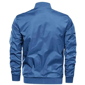 High Manufacturer Men Bomber Jackets For Customized Logo Printing <b>Windbreaker</b> Full Sleeves Streetwear Jackets OEM Service - Product Image 2