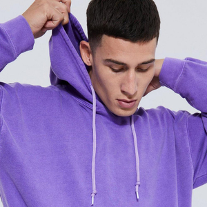 Sweat-shirts surdimensionnés pour hommes en polyester/coton à carreaux vintage avec logo personnalisé, lavés à l'acide, de haute qualité - Product Image 5