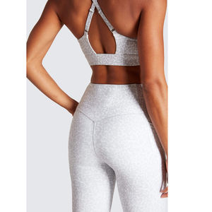 <b>Women's</b> Quick-Dry Seamless Yoga Set Reversible Sports Bra <b>Leggings</b> Breathable Athletic Fitness Tops Bottoms Solid <b>Pattern</b> XS - Product Image 3