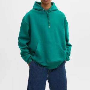 High Quality Oversized <b>Men</b> Hoodie Custom Logo <b>Thick</b> <b>Fleece</b> Drop Shoulder Streetwear Plus Size Pullover for Printing and Branding - Product Image 1