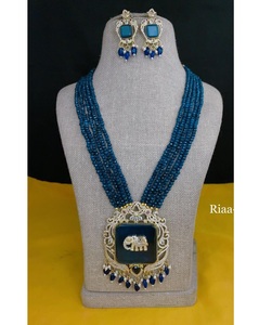 ชุดสร้อยคอเพทายทองเหลืองคู่บารมีสุดหรูเครื่องประดับแวววาวสำหรับงานแต่งงานงานหมั้นของขวัญครบรอบ - Product Image 5