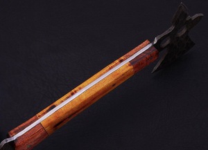 Wholesale Customized High Quality OEM ODM Service Damascus Steel <b>Axe</b> with Stainless Steel Head and <b>Wood</b> Handle Camping Cutting - Product Image 3