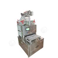 Machine d'emballage sous vide pour légumes, machine de scellage de plateau de tofu, scelleuse de plateau de carte de nourriture de viande en plastique portable,