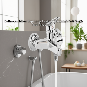ก๊อกน้ำผสมห้องน้ำ-ชุบโครเมี่ยมทนทานต่อการเกิดสนิม - Product Image 3