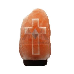 Lampe au sel de l'Himalaya de haute qualité sculptée forme naturelle écologique décor à la maison Logo personnalisé artisanat naturel services OEM MRPL - Product Image 5