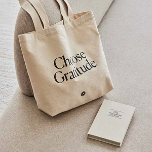 Sac fourre-tout en coton avec longue poignée graphique imprimé sac de shopping/épicerie réutilisable sac en toile polyvalent - Product Image 4