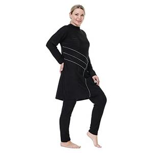 Maillot de bain musulman pour femmes, manches longues, burkini modeste, couvrant tout le corps, pour la plage et la piscine - Product Image 3