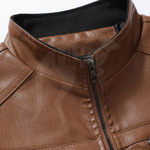 Design Your Own <b>Leather</b> Fashion <b>Jackets</b> High Quality Men <b>Leather</b> <b>Jacket</b> In Best Price <b>Long</b> Sleeve <b>Leather</b> <b>jacket</b> - Product Image 3
