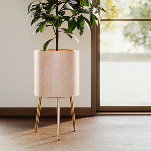 Maceta de jardín interior de hierro de metal hecha a mano, soporte de flores de diseño personalizado directo de la fábrica del fabricante indio - Product Image 4