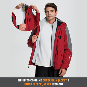 Manteau de neige imperméable OEM avec isolation respirante et support d'impression de logo de marque de distributeur Veste de ski personnalisée pour l'hiver - Product Image 4