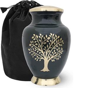 Urnas rojas de Metal para cenizas, urna de cremación para restos de cenizas, para funerario - Product Image 5