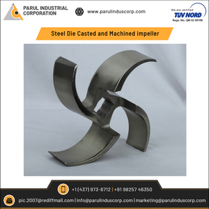 OEM Custom Logo Available Best Selling Mild Steel Die Casted Machined <b>Impeller</b> Polished/Zinc Coated Excellent Quality - Product Image 2