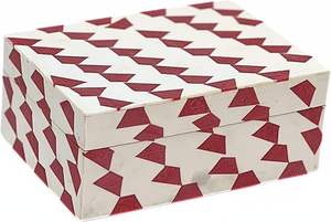 กล่องเครื่องประดับฝังกระดูกทำด้วยมือสำหรับผู้หญิงฝังกระดูกที่หรูหราอุปกรณ์จัดระเบียบเครื่องประดับสำหรับโต๊ะเครื่องแป้งสำหรับผู้หญิง - Product Image 3