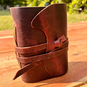 สมุดบันทึกประจำวันแบบหนังแท้สำหรับเดินทางคุณภาพดีเยี่ยม - Product Image 1