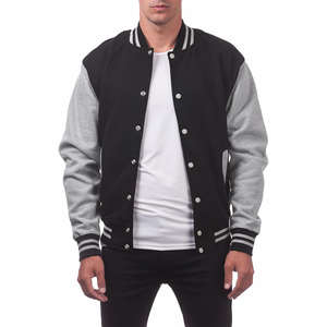 Veste de baseball athlétique en laine pour hommes, manteau bombardier universitaire personnalisé, vêtements d'extérieur à la mode de style Letterman - Product Image 2