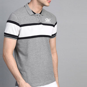 Vente en gros de polos de qualité supérieure pour hommes 100% coton motif solide meilleur contraste de couleur des matériaux - Product Image 4