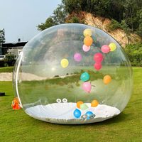 Tente gonflable extérieure transparente à dôme bulle bon marché pour le camping