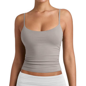 Women's Seamless Breathable Workout Tank <b>Yoga</b> & <b>Pilates</b> Sports Bra Stylish Back Design Medium Support Spandex/Nylon Material - Product Image 6