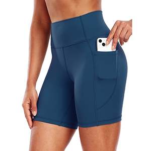 Custom Women's Sport Fitness <b>Yoga</b> Shorts Seamless Buttery Soft High Waist Peach Butt Athletic Wear Push Up Workout Gym Shorts - Product Image 1