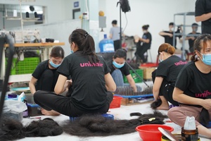 Venta al por mayor de la mejor calidad de color vietnamita extensiones de cabello a granel extensiones de cabello virgen sedoso y suave - Product Image 6