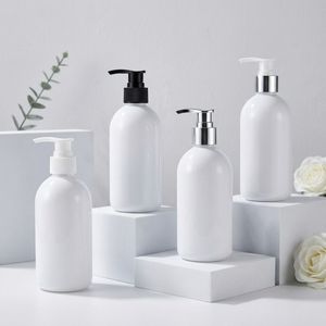 Bouteille en plastique PET blanche avec pompe pour lotion, shampoing, gel douche, emballage cosmétique, fabricant d'usine au Vietnam, Pavico, capacité personnalisée - Product Image 4