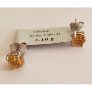 Pendientes de circonita de 5.5 mm con forma de bola - Product Image 2