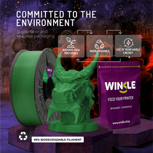 Filamento WINKLE PLA PRO 1.75mm 1kg para Impresora 3D FDM, Resistencia Térmica Superior 95C HDT, Fabricación Europea, Tolerancia de 0.05mm, Fácil de Usar - Product Image 5