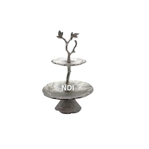 Most Popular Selling Designer Stainless Steel Cake <b>Stand</b> In Nickel Plated Finishing In Rounded Shape For Tableware Decoration - Product Image 1