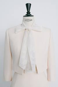 Special Design Women's <b>Jacket</b> <b>Summer</b> Clothes Half Sleeve Round Neck CLIO CIRCLE <b>JACKET</b> 60% Triacetate 40% Polyester Vietnam - Product Image 5