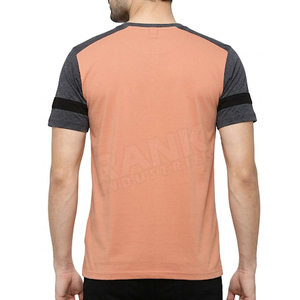 Camisetas de algodón 100% estampadas de corte holgado y larga duración para hombre, con costuras premium, ropa casual de fabricante. - Product Image 2