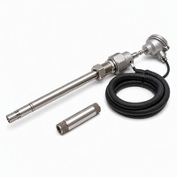 Sonde d'échantillonnage CEMS PT100 3m en acier inoxydable, tube chauffant/réchauffeur, convertisseur NOx |   Système d'échantillonnage des gaz de combustion Garantie de 12 mois