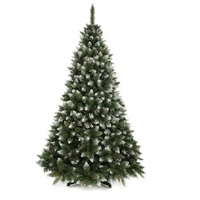 2025 Exklusive Kollektion Diamond Cristal Pine Künstlicher PVC Weihnachts baum 1,2m 2,8m Größen Stehend Beliebter Festival Großhandel